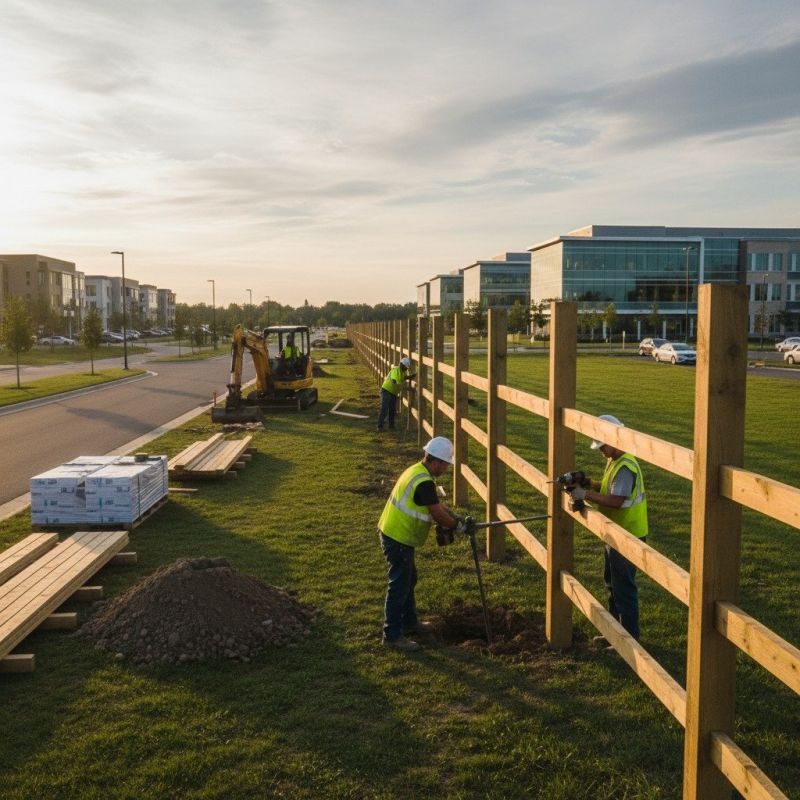 Cedar Fencing Installation